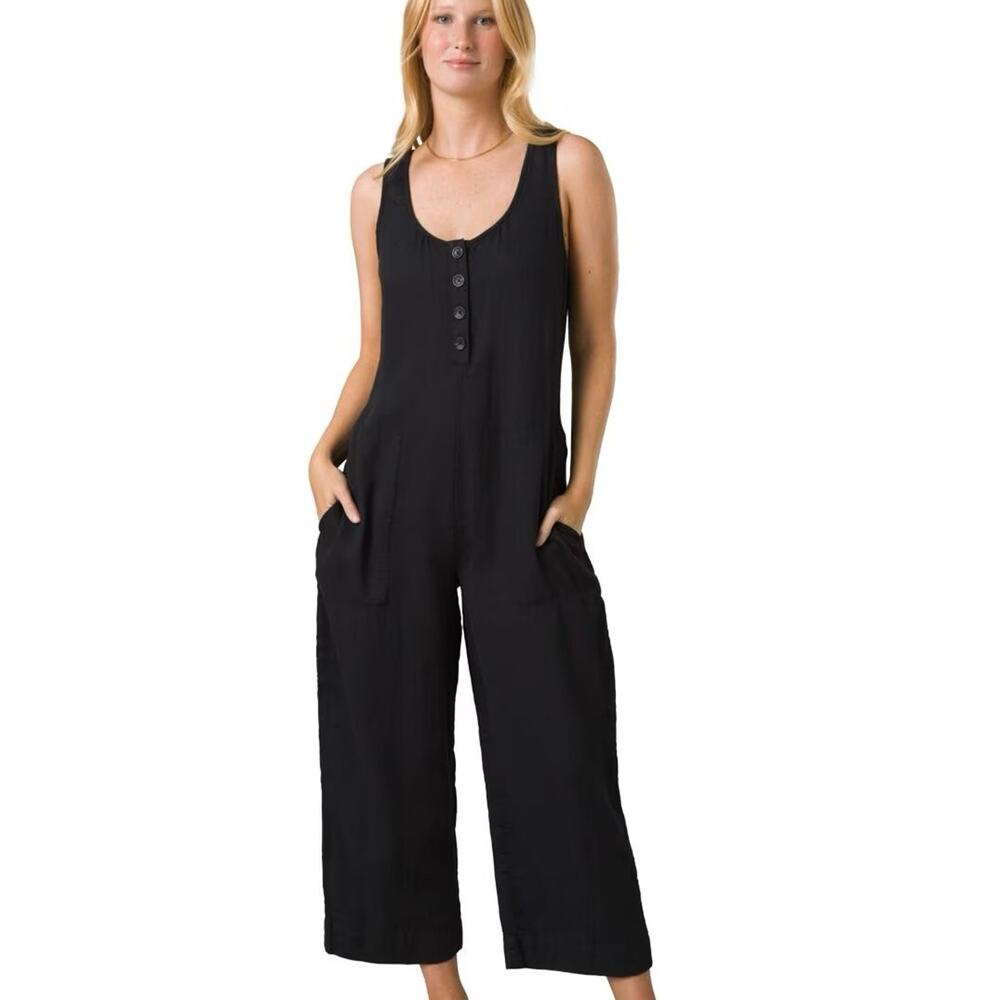 NWT Prana Seakissed Jumpsuit In Black Size Large